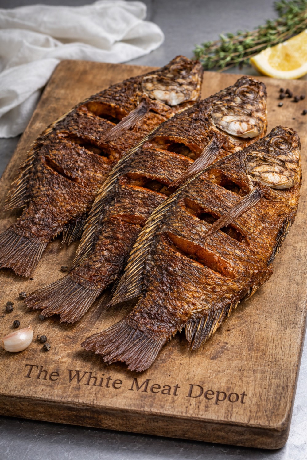 Crispy deep fried Tilapia fish delivered in Nairobi